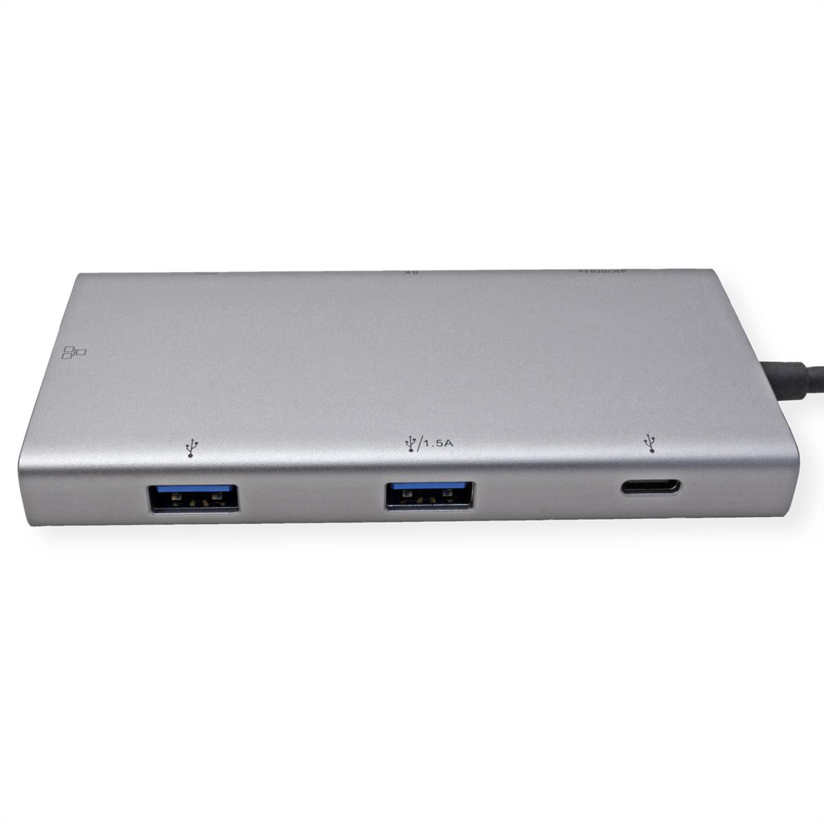 VALUE Station d'accueil USB type C, HDMI+DP, 4K60, 3x US3.2Gen1 (1x C + 2x A), 1x PD, 1x RJ45