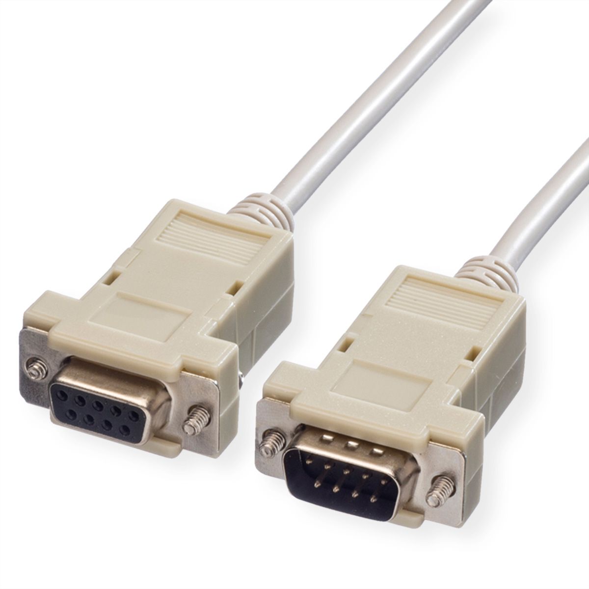 VALUE Câble RS232 9 pôles M/F, 1,8 m