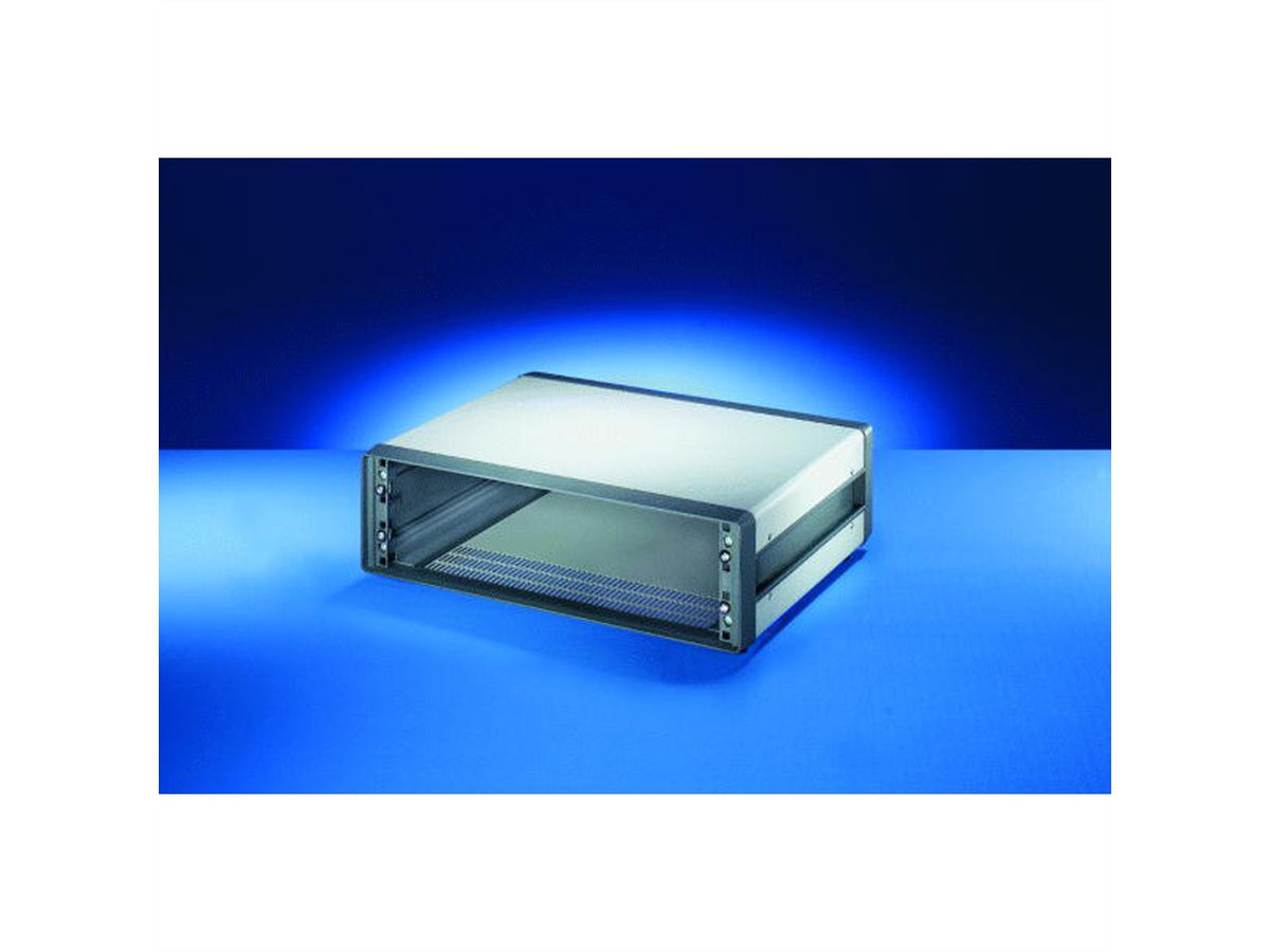 SCHROFF Comptec 19" Desktop Case, non blindé, capot en acier, 4 U, 84 HP, 300 mm