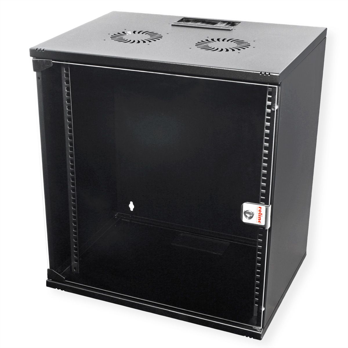 ROLINE 19" Boîtier mural Basic 12U, 540x400 LxP En kit noir