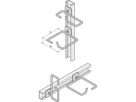 Oeillet de câble SCHROFF pour rail en C, acier, 95 x 95 mm