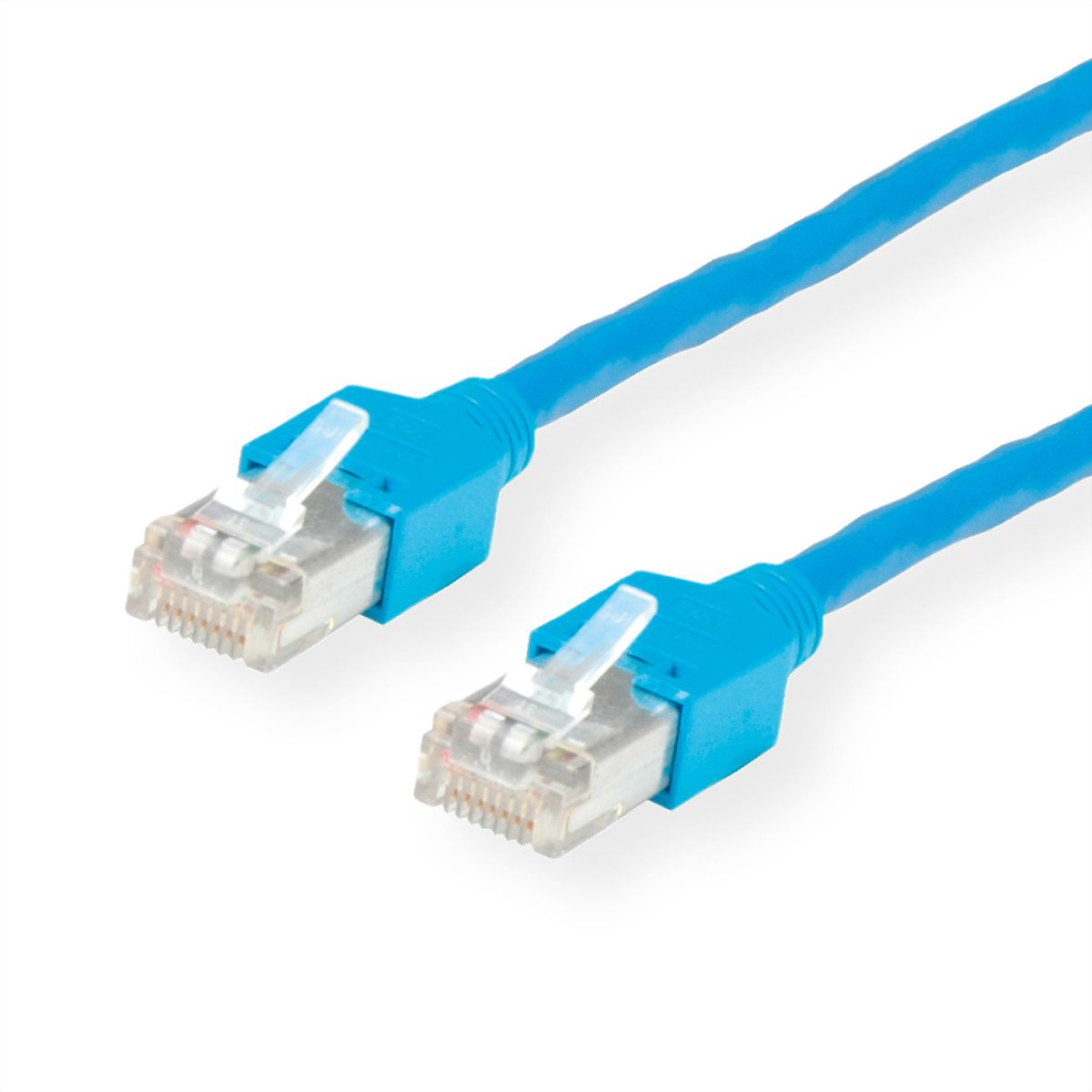 Cordon KERPEN Cat.5e (Classe D) D1-20 SF/U, croisé, bleu, 0,5 m