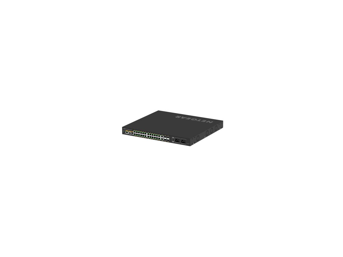 Netgear GSM4230UP Géré Gigabit Ethernet (10/100/1000) Connexion Ethernet, supportant l'alimentation via ce port (PoE) 1U Noir