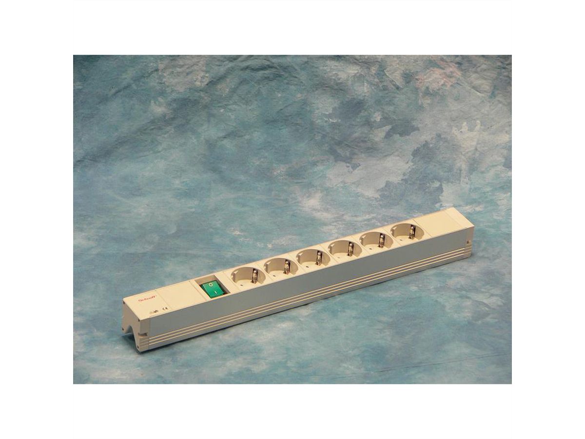 SCHROFF Prise de courant avec contact de protection, Wieland-STDL.WIEL/contact de protection 6DO.SCHALT