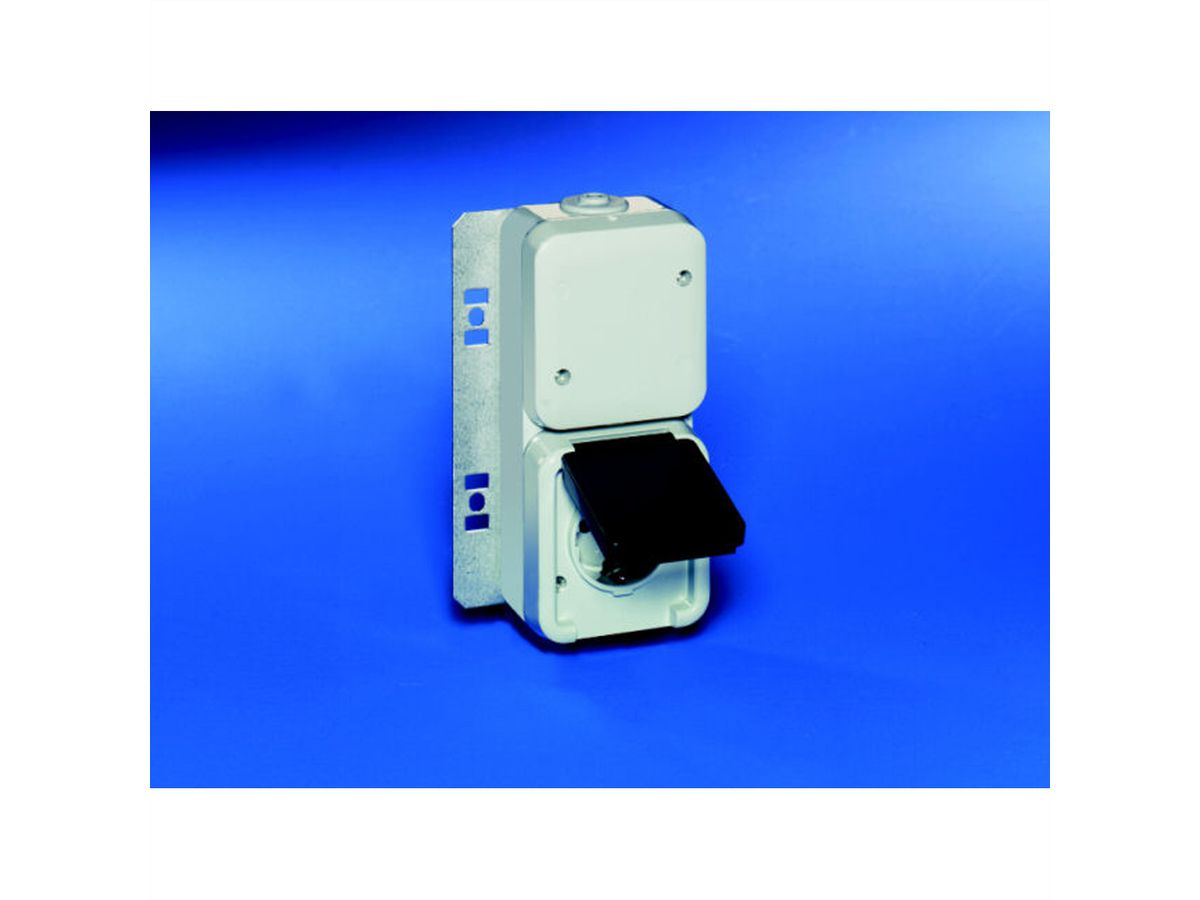 Boîte de distribution SCHROFF avec prises Schuko/UTE