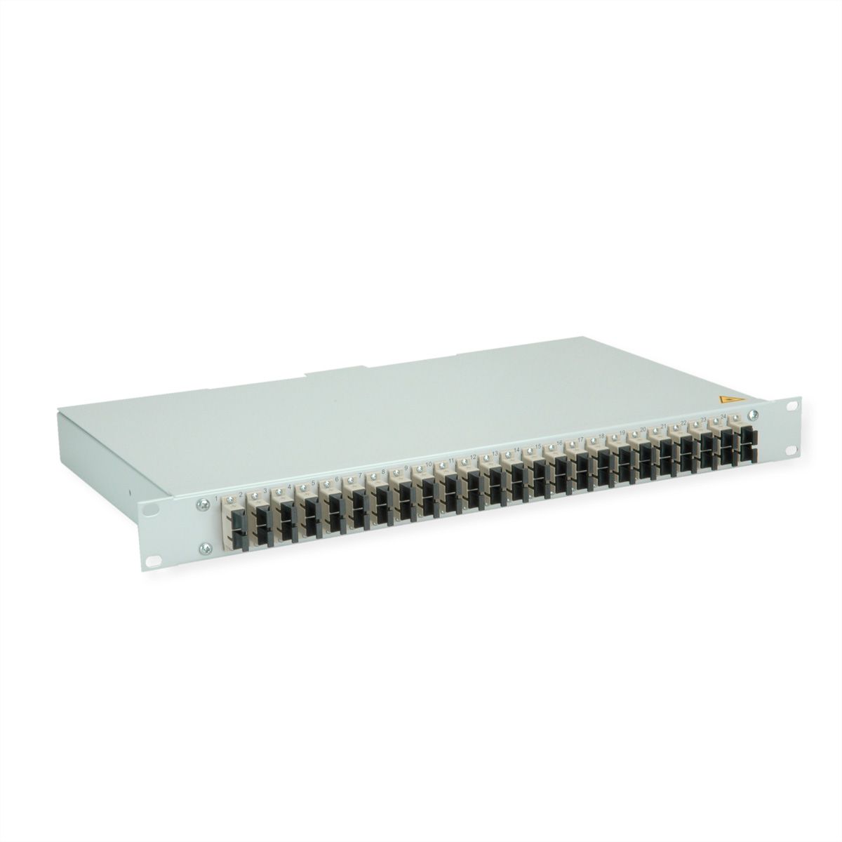 TELEGÄRTNER BASIS eco Panneau fibre optique, 24x SC Duplex, beige, OM2