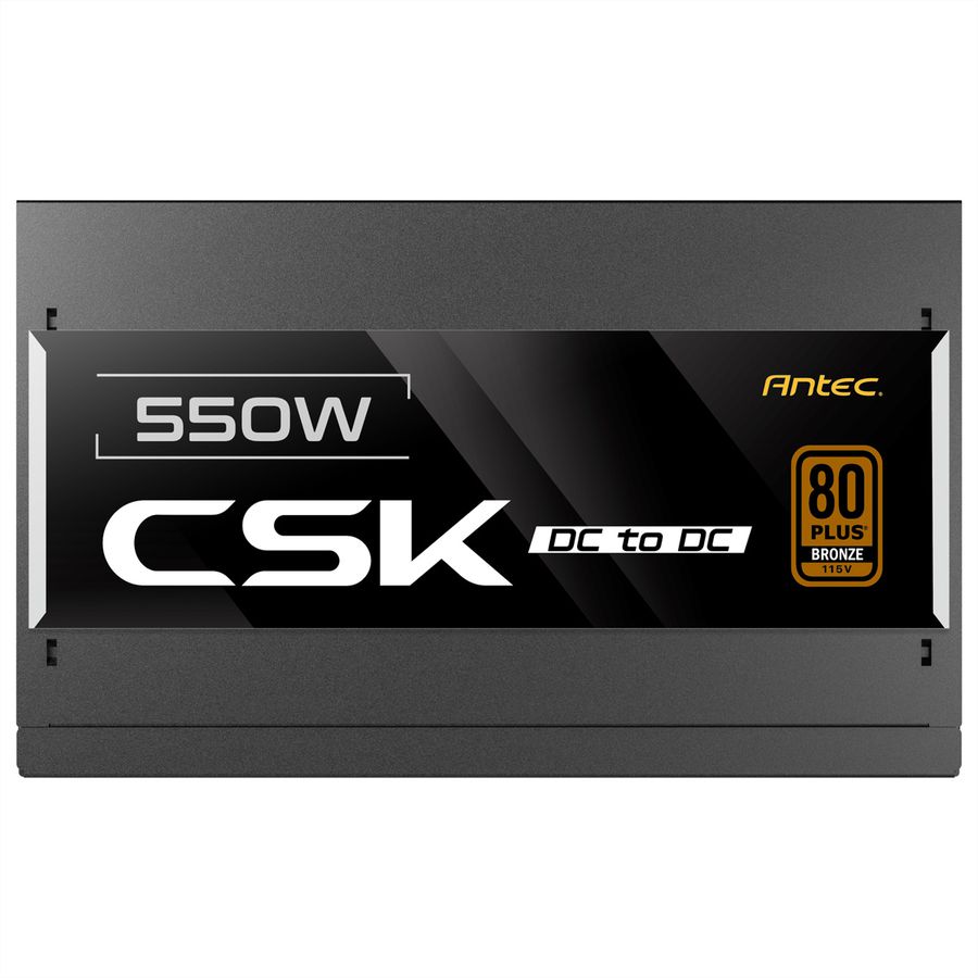 ANTEC CSK550DC Bloc d'alimentation PC 550W compatible ATX 2.52, noir