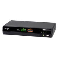 ATEN CS1142DPH4C Commutateur KVM sécurisé universel, double écran 2 ports USB 5K DisplayPort/HDMI avec CAC