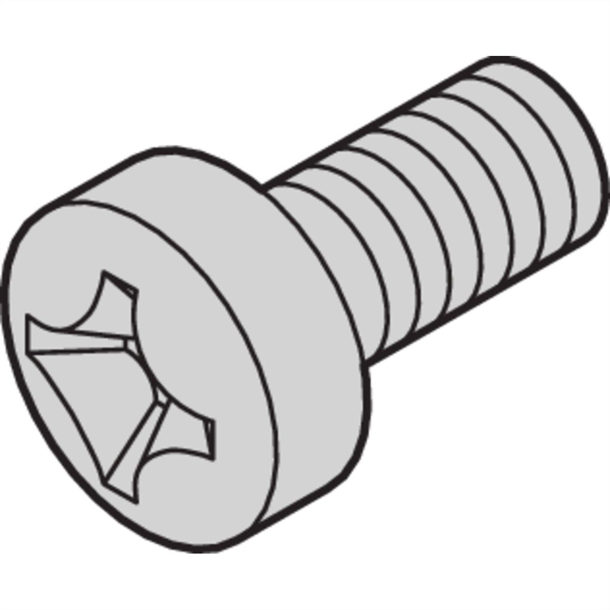 Vis à tête cylindrique SCHROFF, 100 pièces, M6 x 12, vitesse régulée et fonction surveillée