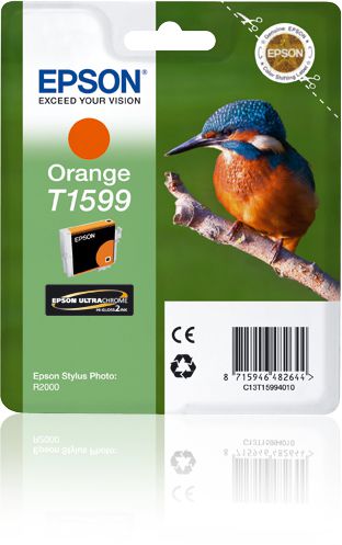 Epson Cartouche "Martin-pêcheur" - Encre UltraChrome Hi-Gloss2 Orange