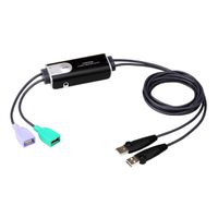 ATEN CS62KM Commutateur KM Câble Boundless USB à 2 ports