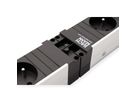 BACHMANN STEP ALU 4xUTE 35° GST18, Prise CEE 32A bleue, mesure