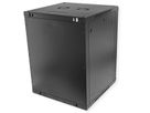 ROLINE 19" Boîtier mural Basic Plus 15U, 600x600 LxP noir