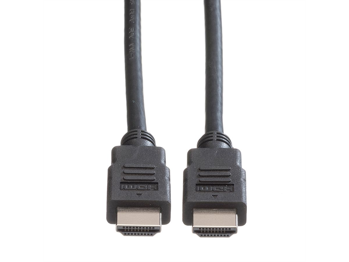 ROLINE Câble HDMI High Speed avec Ethernet, LSOH, noir, 10 m