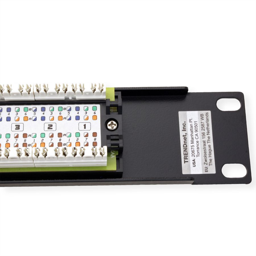TRENDnet TC-P08C6 Panneau de brass. 10" 8 ports Cat. 6 non-blindé