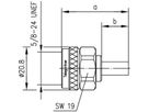TELEGÄRTNER Connecteur N à sertir pour RG-223/U