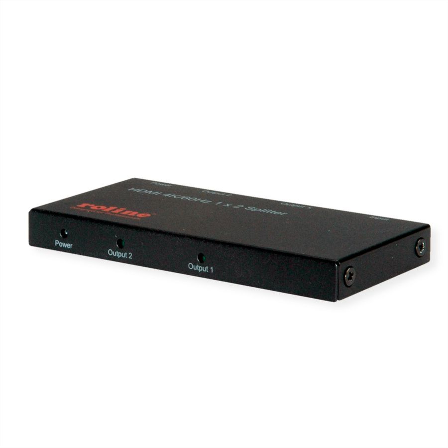 ROLINE Distributeur HDMI, Ultra Slim, double
