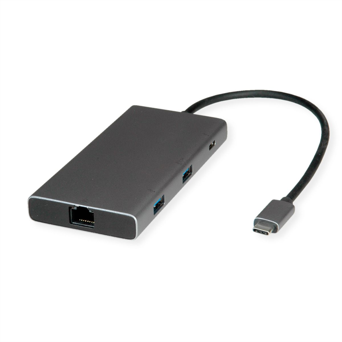 VALUE Station d'accueil USB type C, HDMI+DP, 4K60, 3x US3.2Gen1 (1x C + 2x A), 1x PD, 1x RJ45