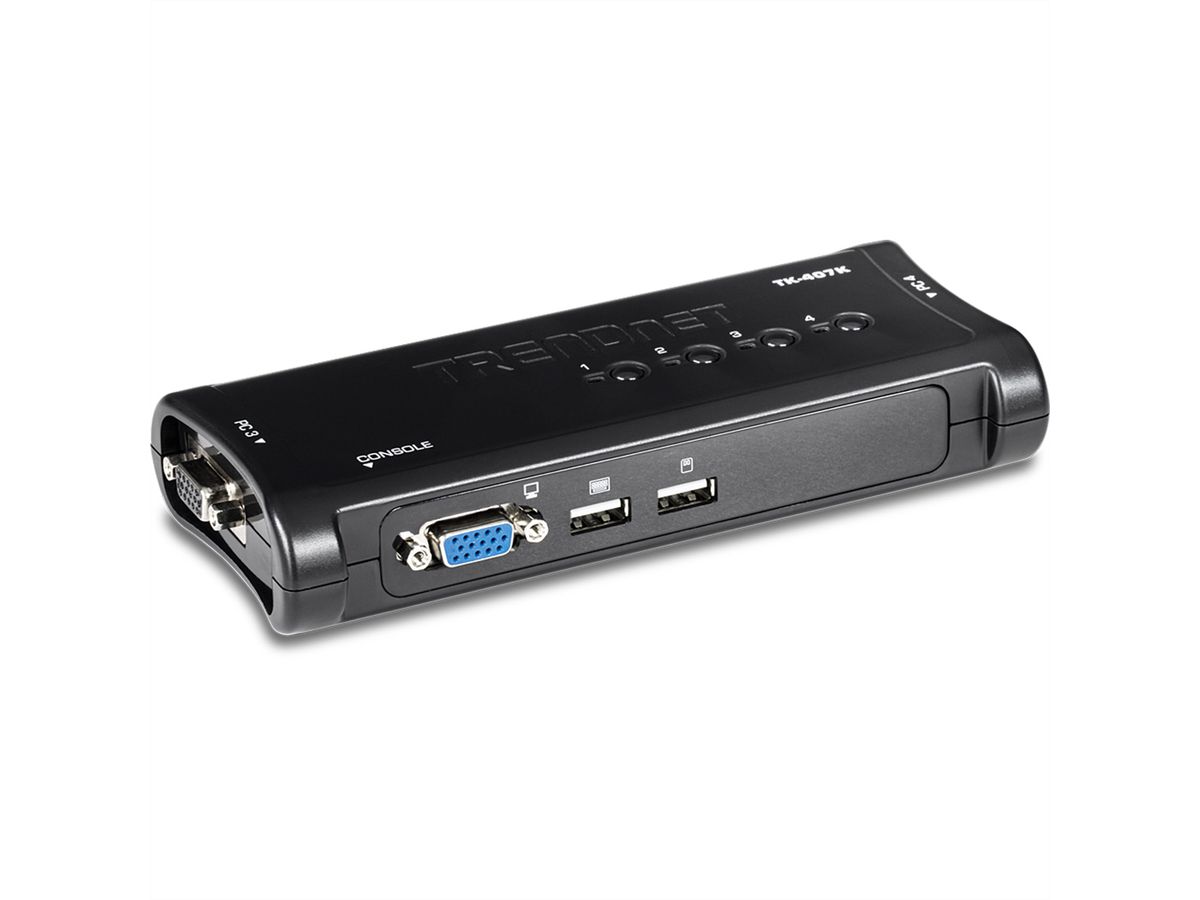 TRENDnet TK-407K Kit de Switch KVM à 4 ports USB