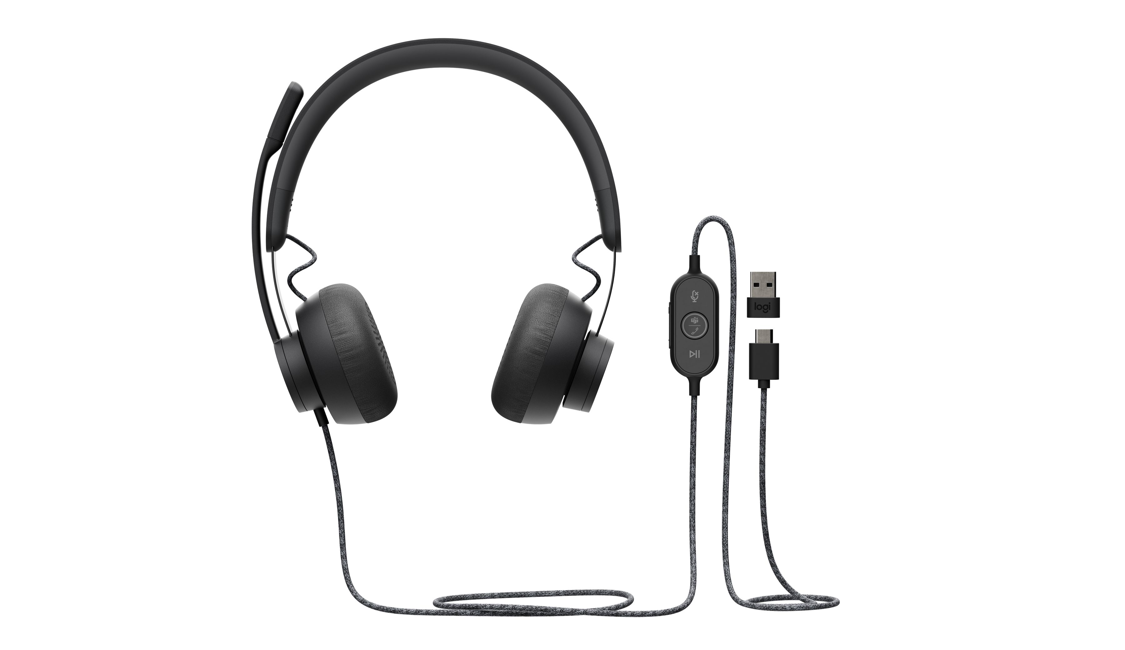 Logitech Zone Casque Avec fil Arceau Appels/Musique USB Type-C Graphite