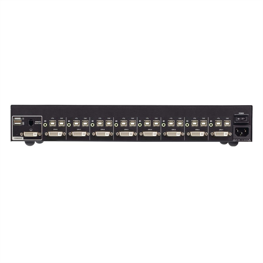 ATEN CS1188D4C Commutateur KVM sécurisé DVI 8 ports USB avec CAC