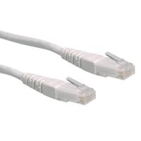 Cordon ROLINE Cat.6 (Classe E) UTP, blanc, 1 m