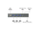 EXSYS EX-1224HM Support pour ordinateur portable, avec station d'accueil USB-C 7 en 1 amovible