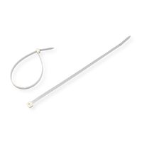 VALUE Bande de fixation, 25cm, 4,8mm, coudée, 100 pièces