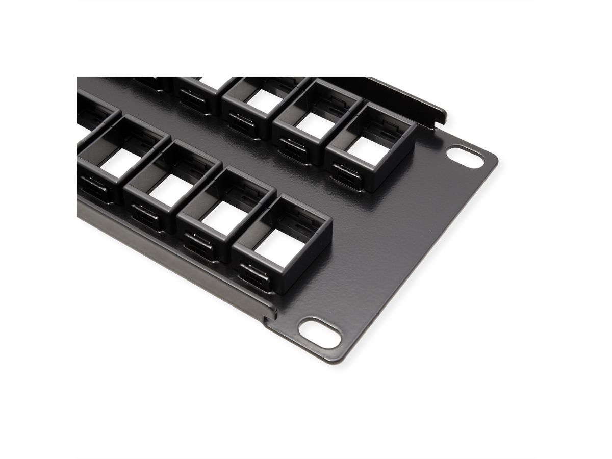 TRENDnet TC-KP48 Tableau de connexion HD 2U Keystone vierge à 48 ports