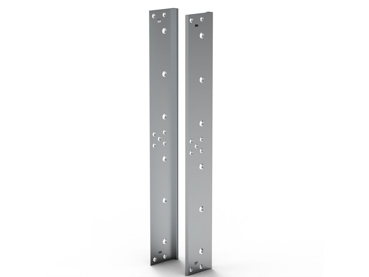 Cornière arrière SCHROFF EuropacPRO pour joint CEM en acier inoxydable pour panneau latéral, 6 U