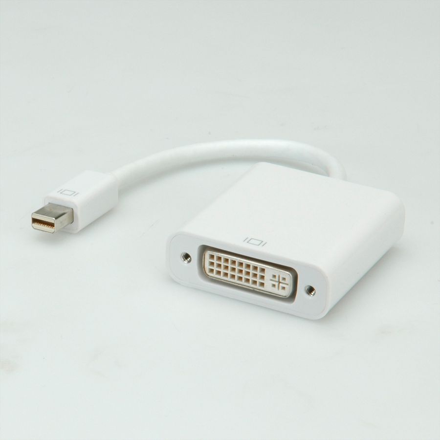 ROLINE Adaptateur Mini DisplayPort-DVI, MiniDP M - DVI F