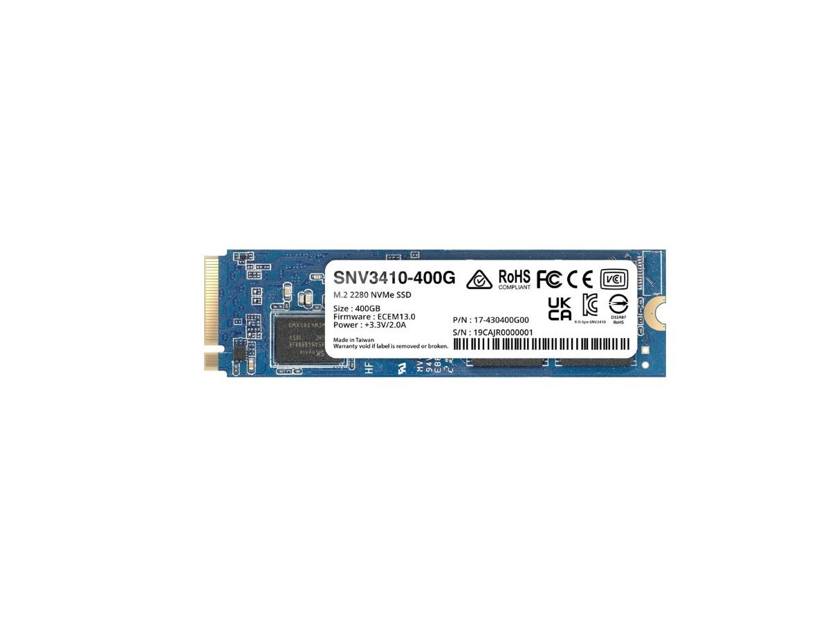 Synology SNV3410 M.2 400 Go PCI Express 3.0 NVMe