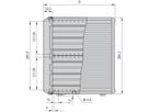 Mallette de bureau complète PropacPRO SCHROFF, blindée, 6 U, 84 HP, 326 mm