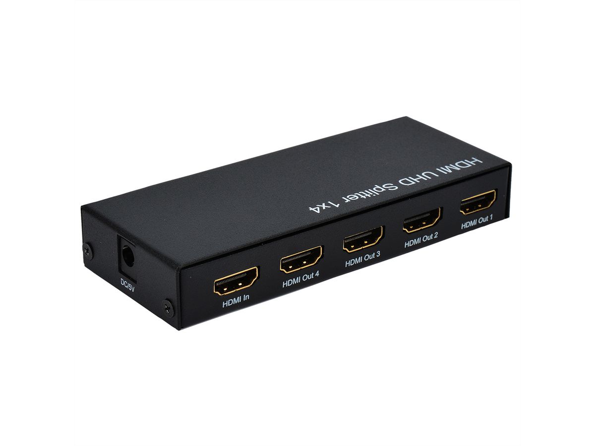 ROLINE Distributeur HDMI, 4K, 4 ports - SECOMP France