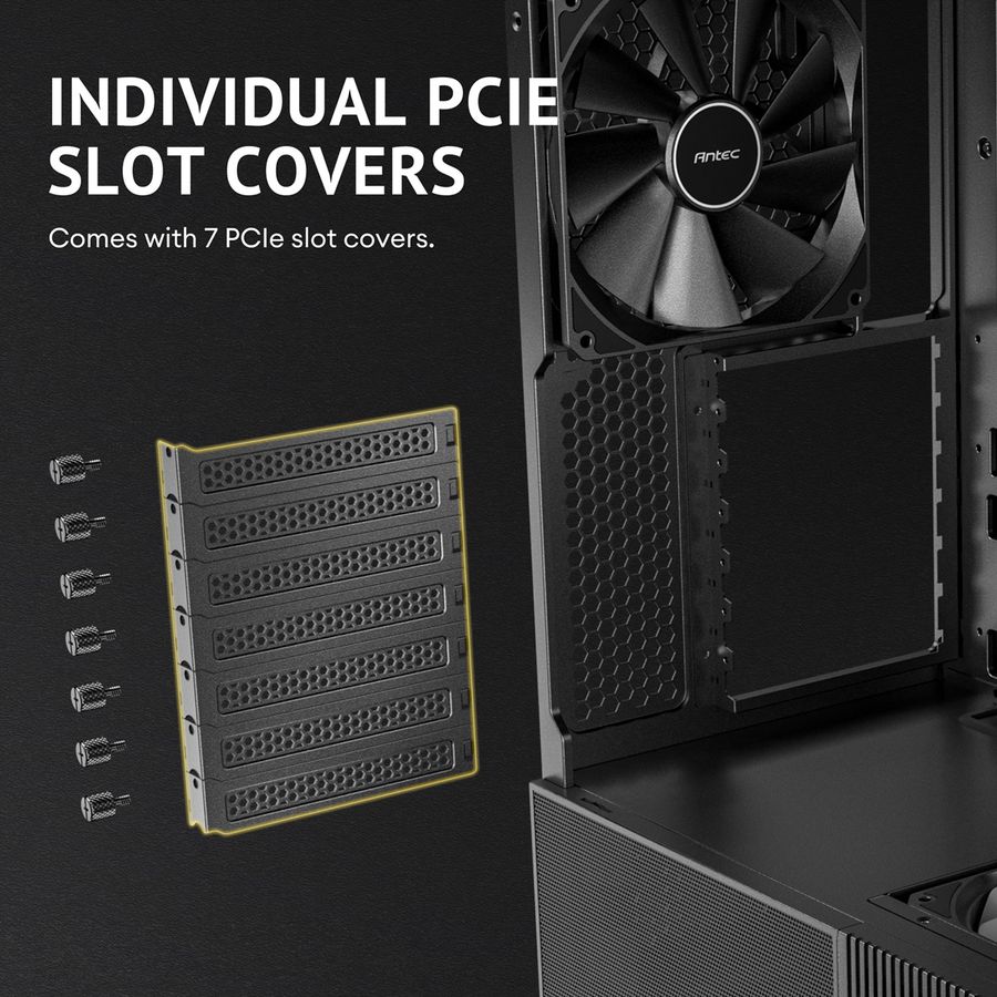 ANTEC Boîtier PC Constellation C6 Curve Air, format ATX Midi Tower, noir