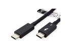 ROLINE Câble Thunderbolt™ 5 USB type C, M/M, 80Gbit/s, 240W, passif, noir, 0,5 m