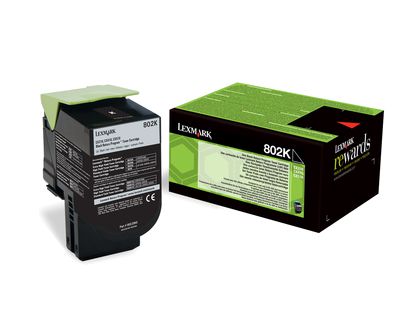 Lexmark 802K Original Noir 1 pièce(s)