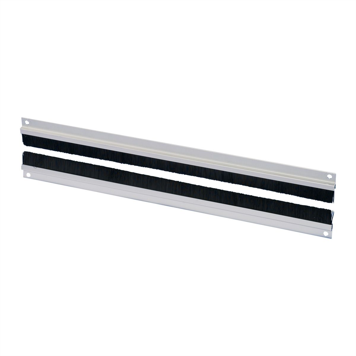 SCHROFF Canalisation de câbles 19" avec brosse, argent
