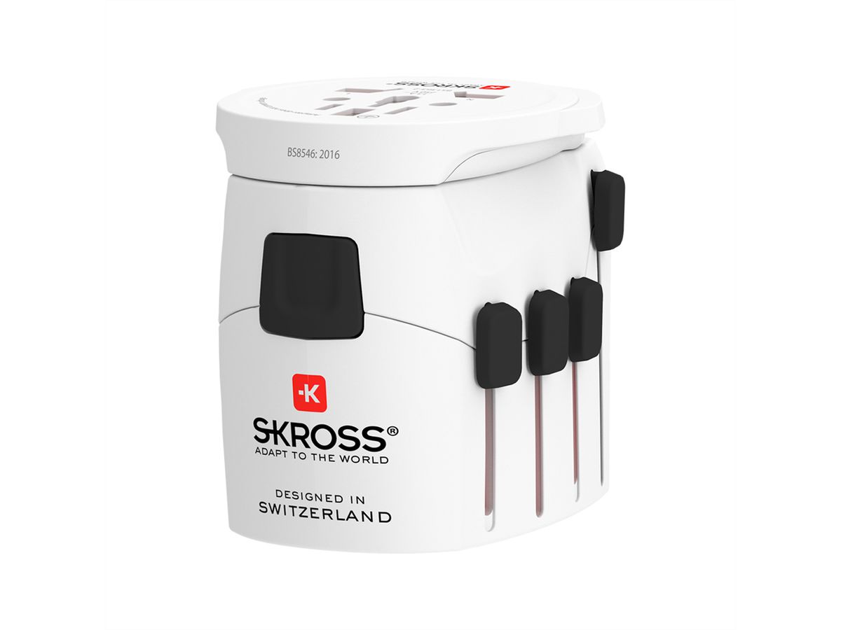 SKROSS PRO AC30PD White Adaptateur de voyage, monde