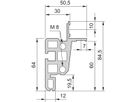 Cadre d'armoire Novastar SCHROFF, Universal Heavy-Duty, 12 U 553W 800D