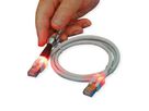 Cordon saCon Cat.6A (Classe EA) S/FTP, LSOH, bleu, 2 m