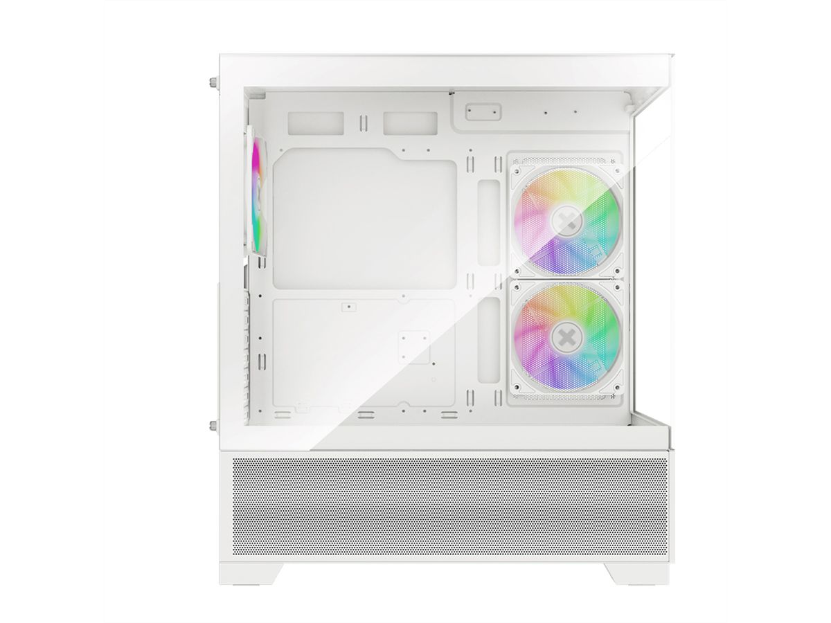 XILENCE Xilent Beam Boîtier PC ATX blanc, Boîtier PC ATX Gaming X218.W.ARGB blanc