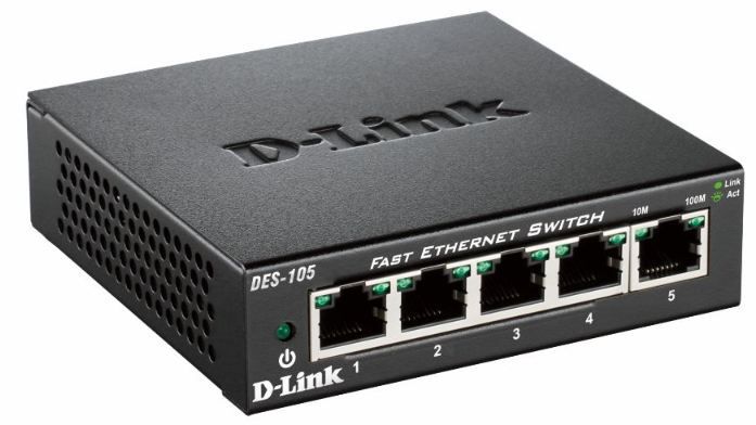 D-Link DES 105 - commutateur - 5 ports - Ordinateur de bureau