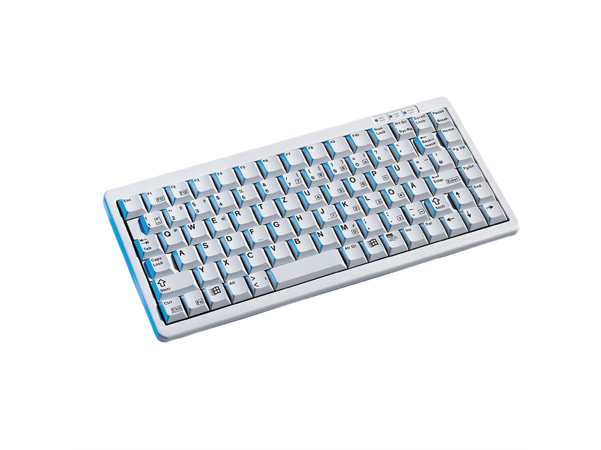 CHERRY G84-4100LCMFR-0 Mini clavier 19", PS/2 - USB, gris