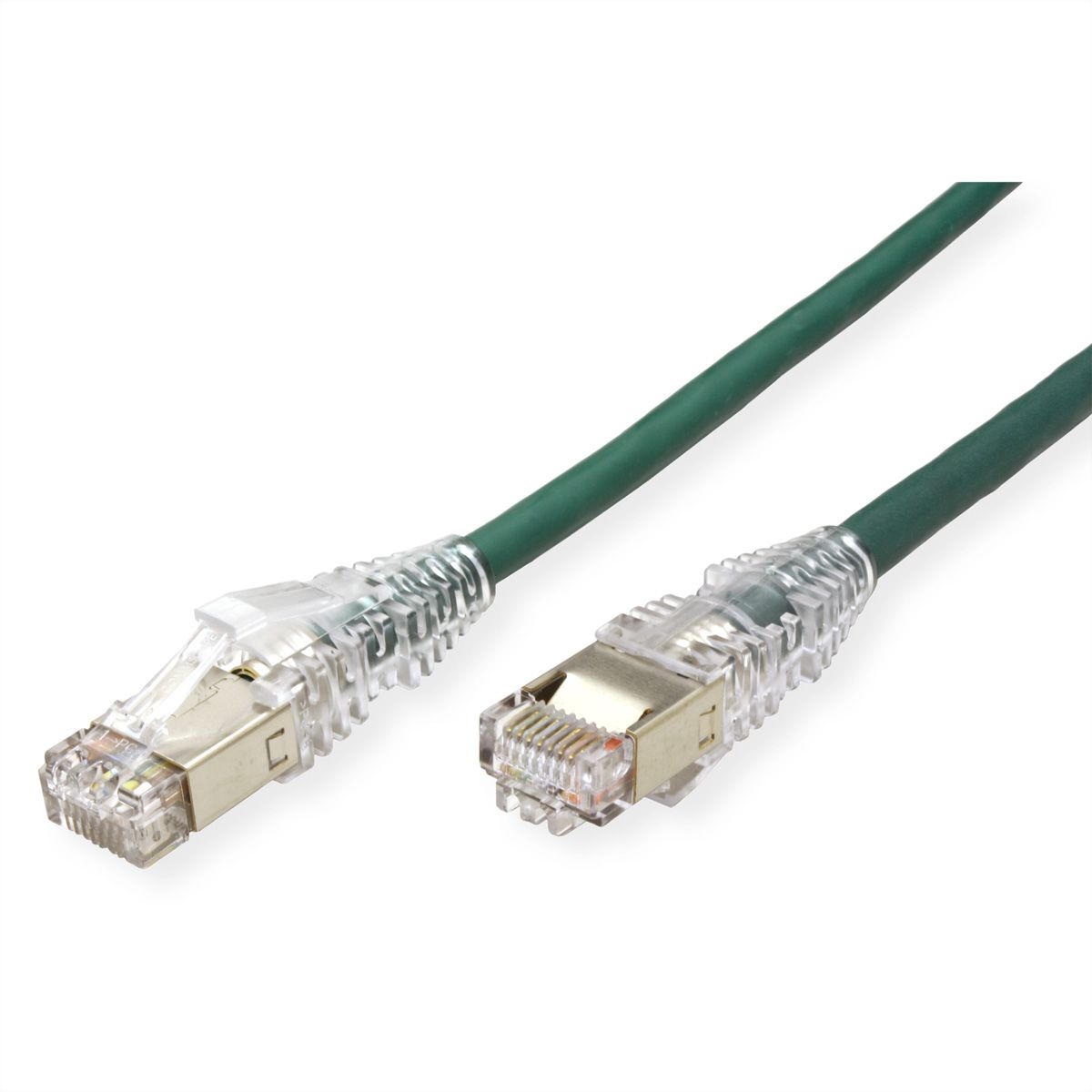 Cordon DÄTWYLER Cat.6A (Classe EA) S/FTP, CU 7702 flex LSOH, AMP v2, vert, 20 m
