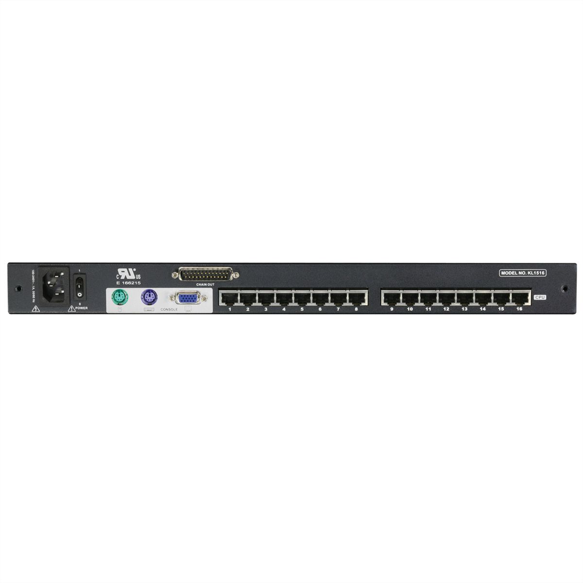 ATEN KL1516AN Commutateur KVM LCD à 16 ports, US-Layout