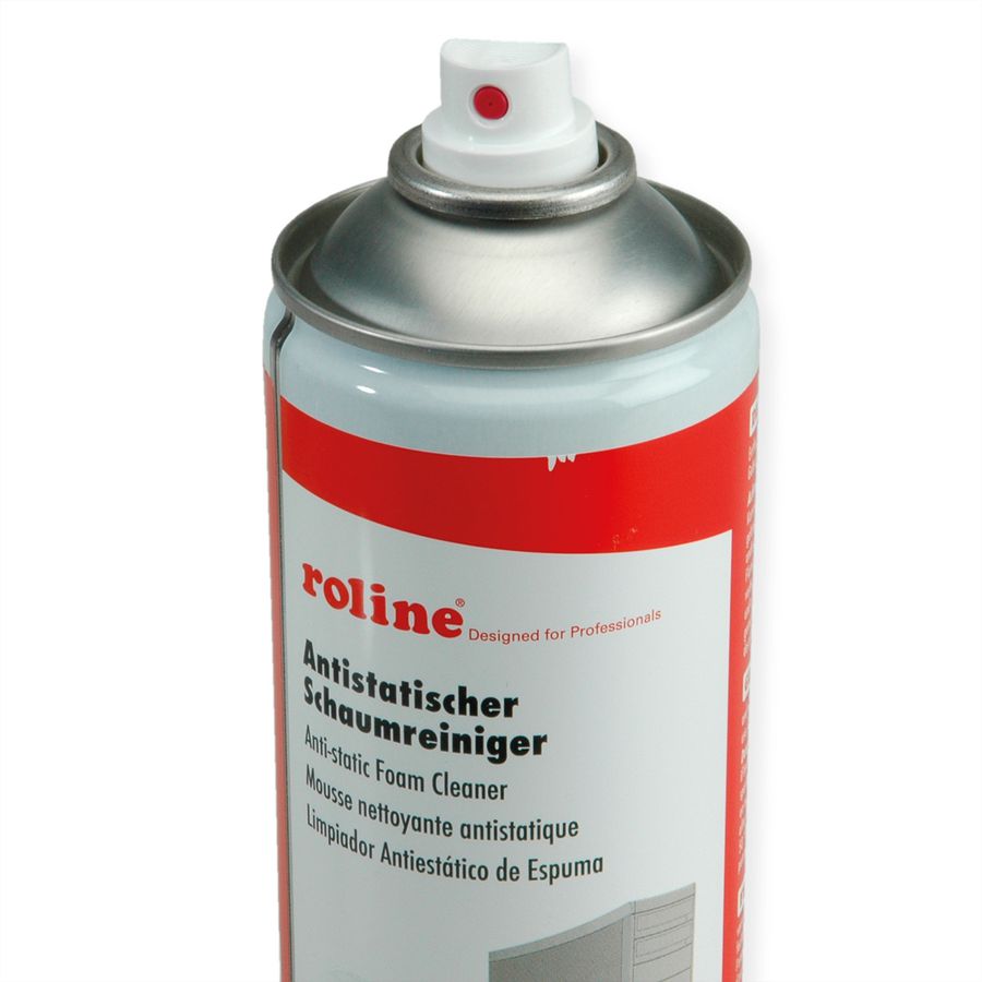 ROLINE Mousse de nettoyage antistatique, 400 ml