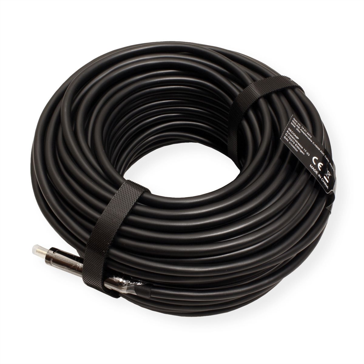 ROLINE Câble adaptateur type C - HDMI (AOC), 4K60, M/M, 30 m
