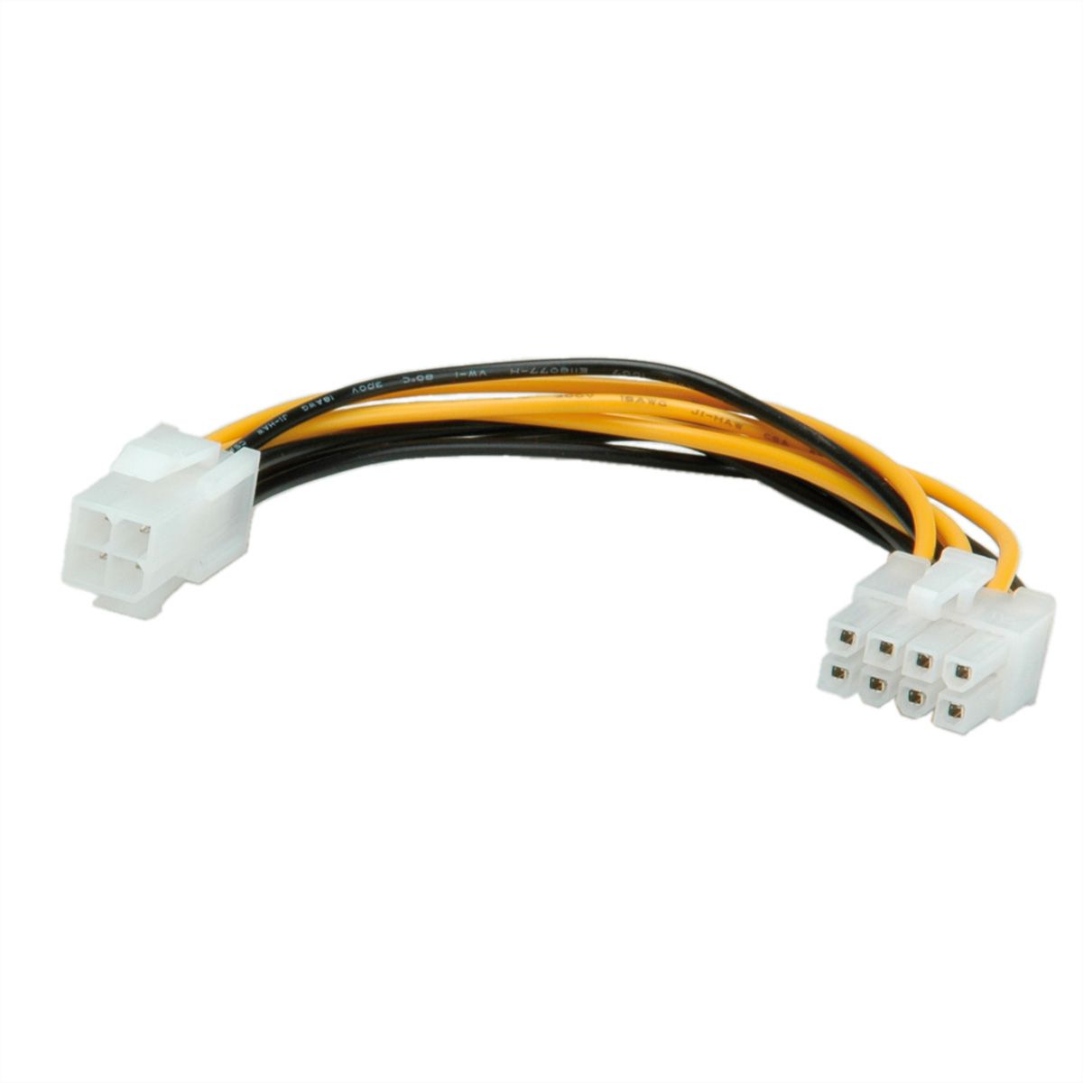 ROLINE Câble d'alimentation interne 8 pins PCI Express mâle - P4 mâle, 0,15 m