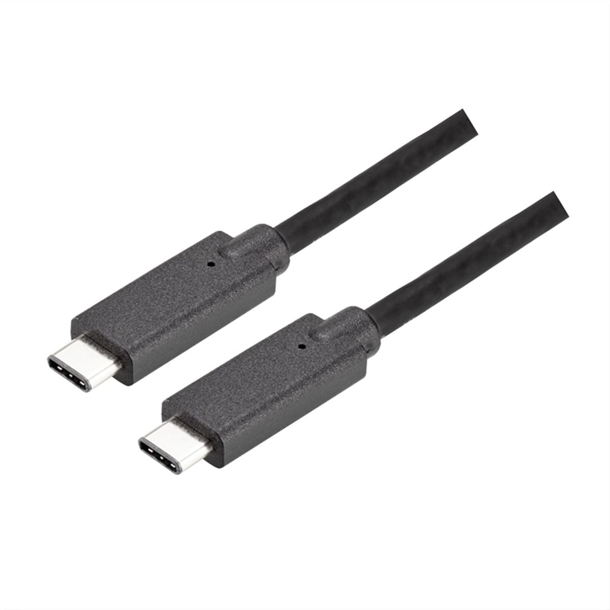 BACHMANN Câble USB-C 3.1 Gen2 1m noir, PD 100W, USB-C - USB-C